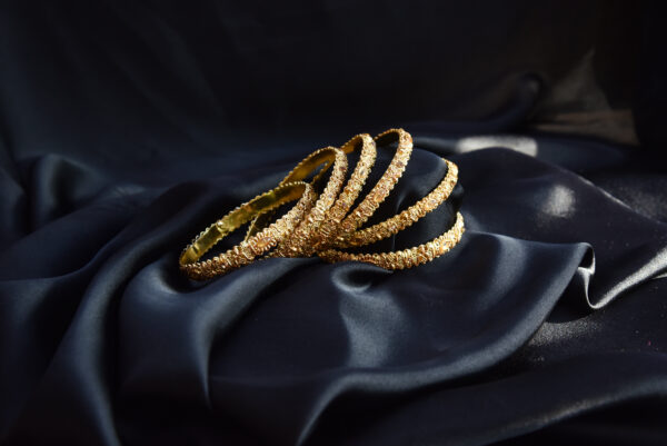 Golden Bridal Bangles (Set of 6) (KH-009)