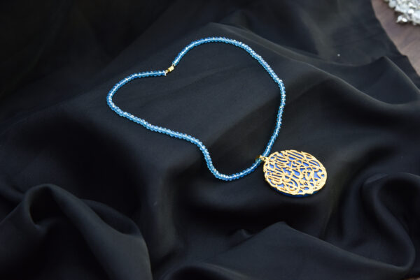 Sky Blue Islamic Pendent (KH-316)